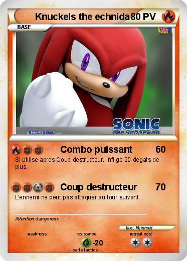 Pokemon Knuckels the echnida
