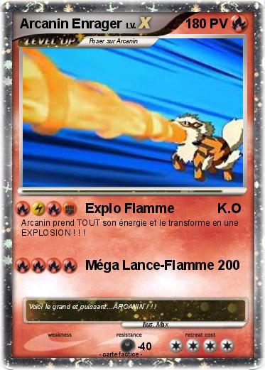 Pokemon Arcanin Enrager