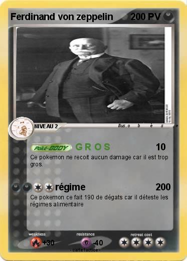 Pokemon Ferdinand von zeppelin