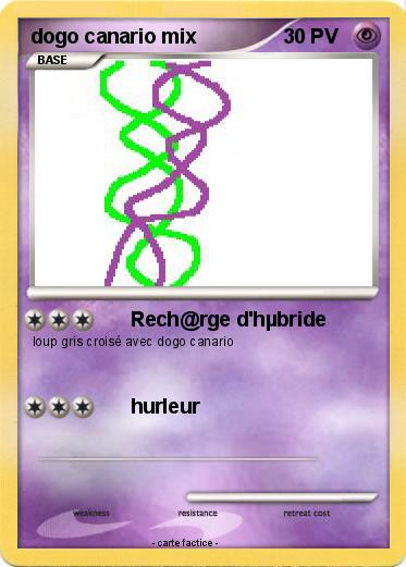 Pokemon dogo canario mix