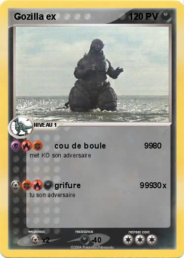 Pokemon Gozilla ex 