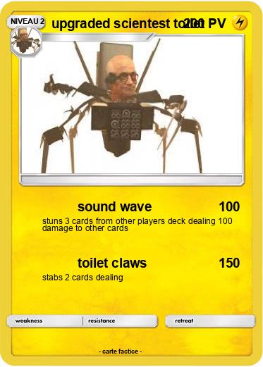 Pokemon upgraded scientest toilet