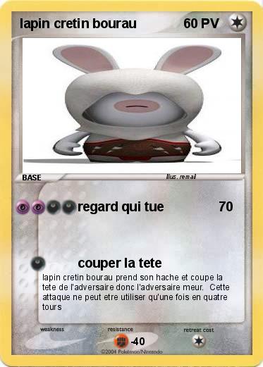 Pokemon lapin cretin bourau