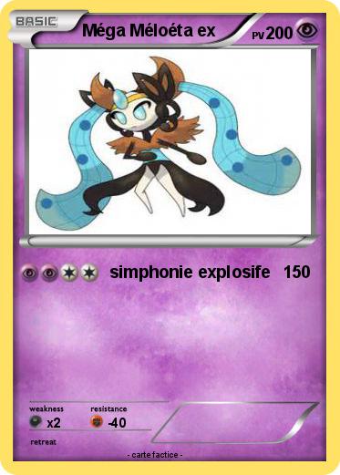 Pokemon Méga Méloéta ex