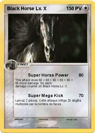 Pokemon Black Horse Lv. X