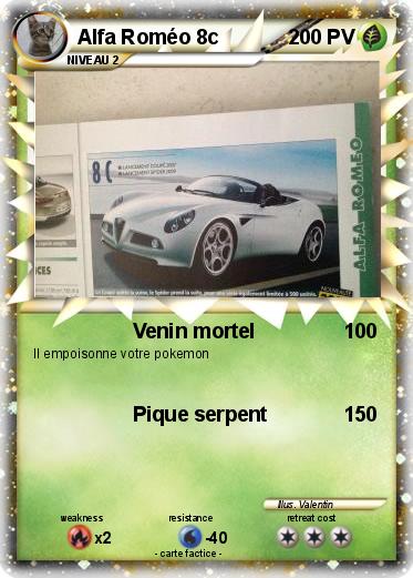 Pokemon Alfa Roméo 8c