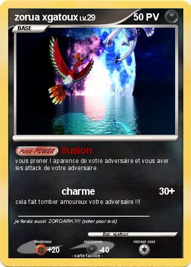 Pokemon zorua xgatoux