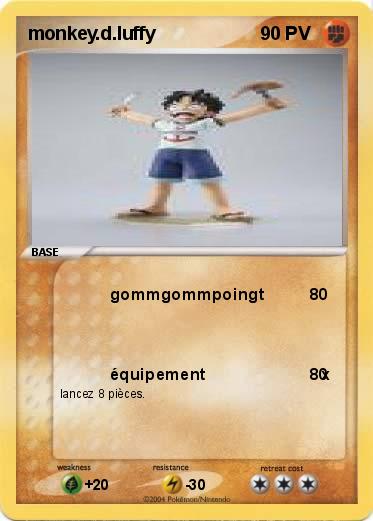 Pokemon monkey.d.luffy 