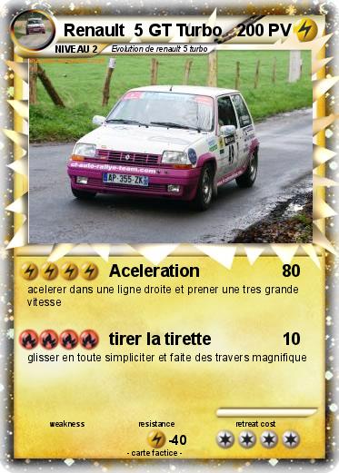 Pokemon Renault  5 GT Turbo