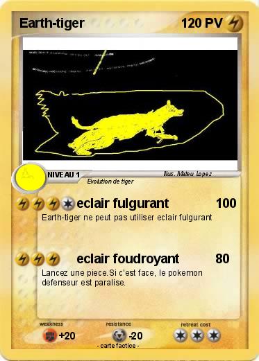 Pokemon Earth-tiger