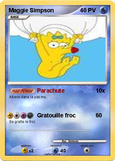 Pokemon Maggie Simpson