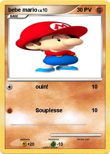 Pokemon bebe mario