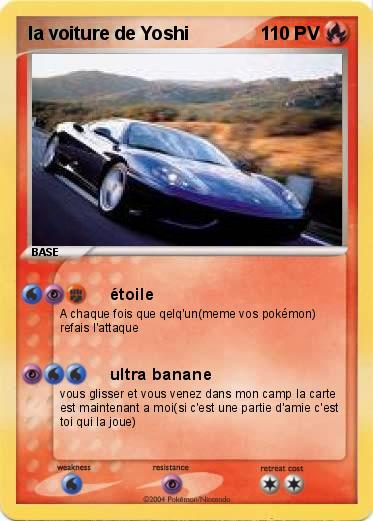 Pokemon la voiture de Yoshi