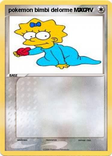 Pokemon pokemon bimbi delorme MAGY