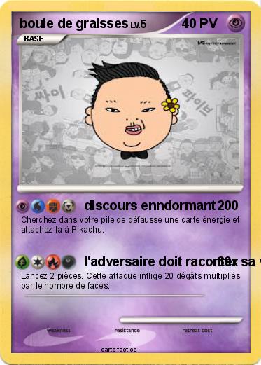 Pokemon boule de graisses