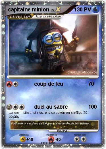 Pokemon capitaine minion