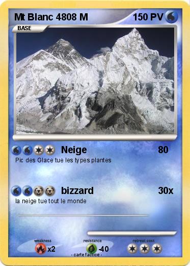 Pokemon Mt Blanc 4808 M