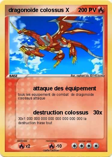 Pokemon dragonoide colossus X