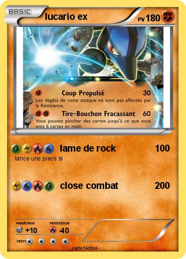 Pokemon lucario ex