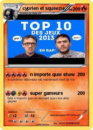 Pokemon cyprien et squeezie
