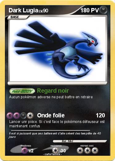 Pokemon Dark Lugia