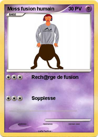 Pokemon Moss fusion humain