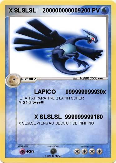 Pokemon X SLSLSL    200000000009