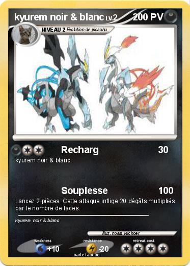 Pokemon kyurem noir & blanc