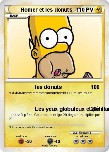 Pokemon Homer et les donuts