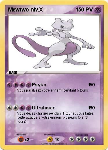 Pokemon Mewtwo niv.X