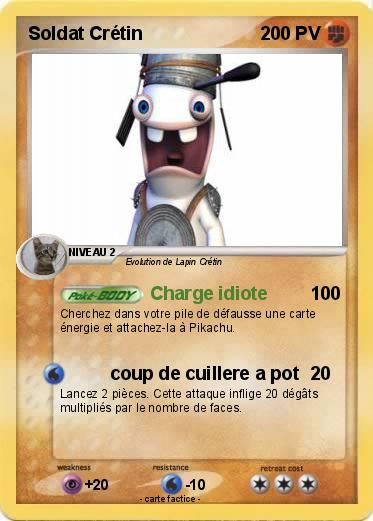 Pokemon Soldat Crétin