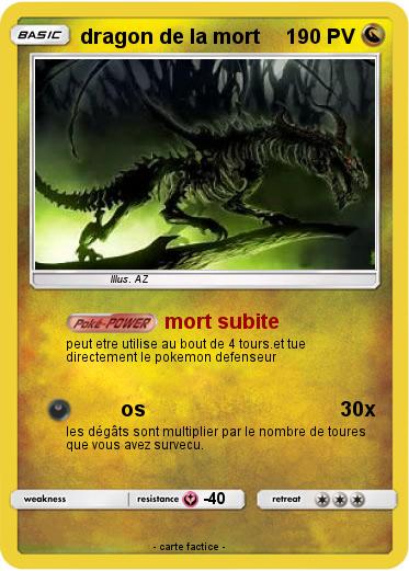 Pokemon dragon de la mort
