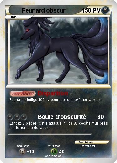 Pokemon Feunard obscur