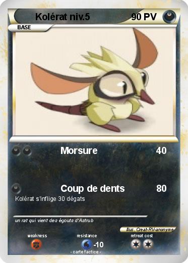 Pokemon Kolérat niv.5
