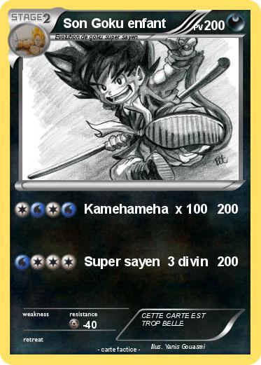 Pokemon Son Goku enfant
