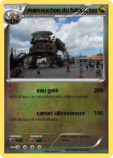 Pokemon mamouchon du futur
