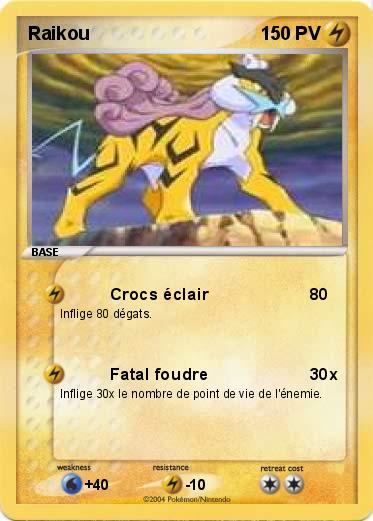 Pokemon Raikou