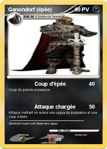 Pokemon Ganondorf (épée)