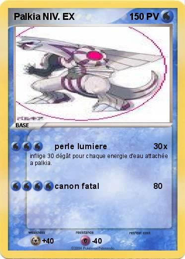 Pokemon Palkia NIV. EX