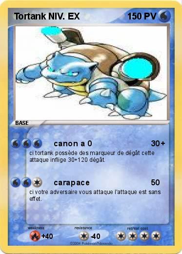 Pokemon Tortank NIV. EX