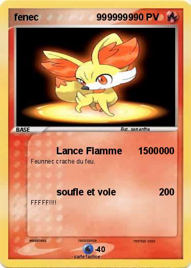 Pokemon fenec                      9999999