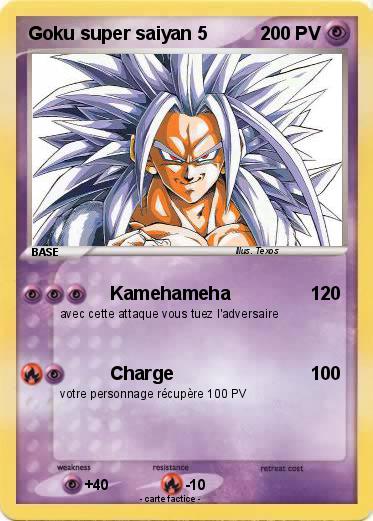 Pokemon Goku super saiyan 5