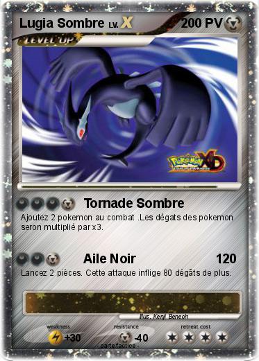 Pokemon Lugia Sombre