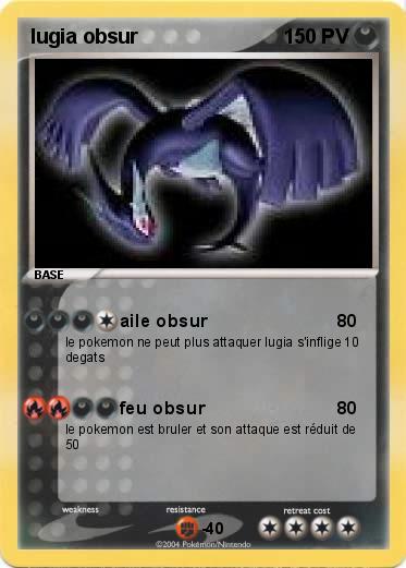 Pokemon lugia obsur