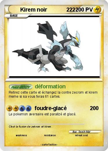 Pokemon Kirem noir             222