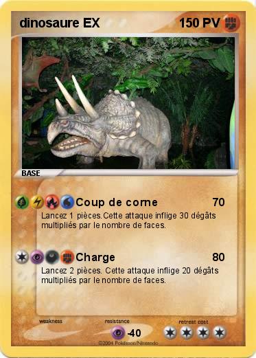 Pokemon dinosaure EX
