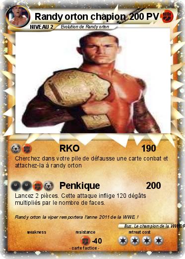 Pokemon Randy orton chapion