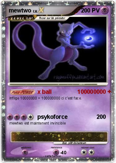 Pokemon mewtwo