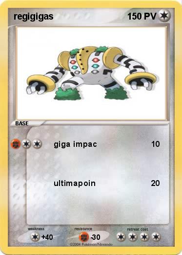 Pokemon regigigas