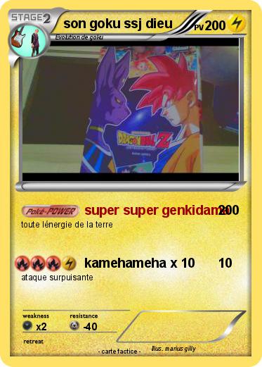 Pokemon son goku ssj dieu